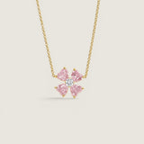 Rosé Clover Pendant Necklace