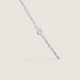 Round Pink and Micropave Pendant on a DBY Chain