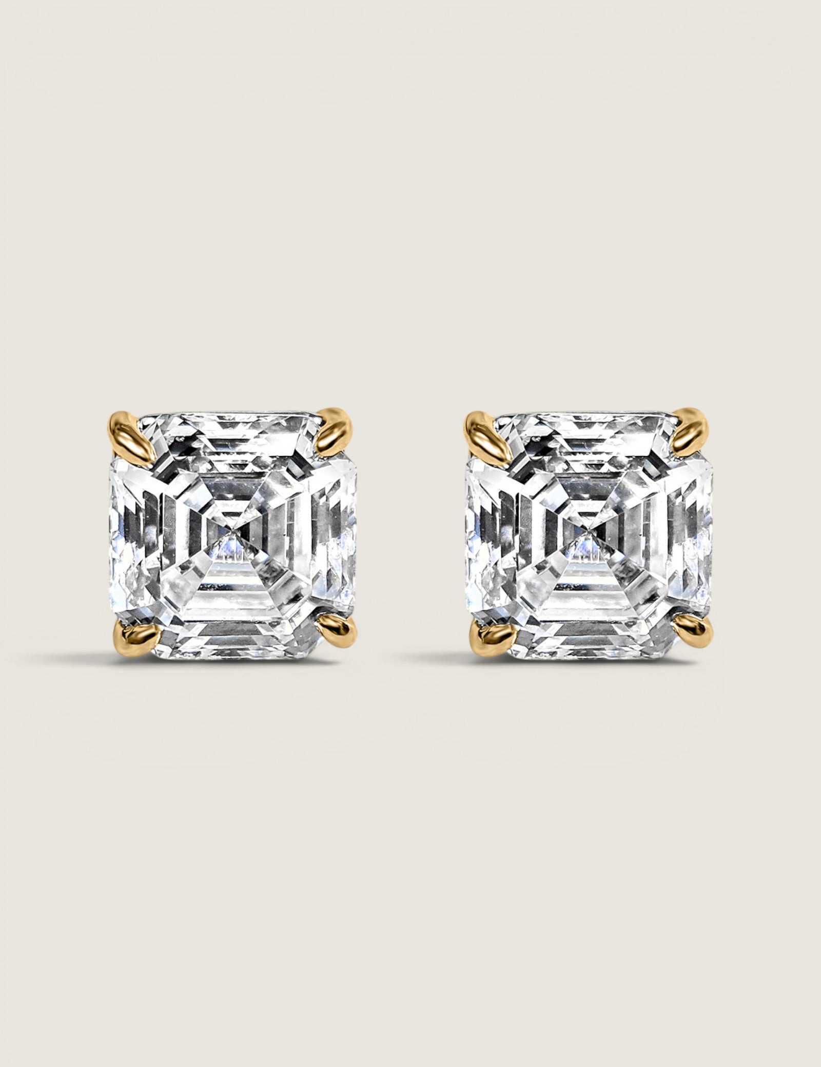 Asscher Studs (2.25TCW-7TCW)