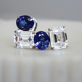The Ascend Sapphire Grand Double Drop Earrings