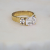 The Duet Ring  | Modern Diamond