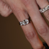 The Duet Ring  | Modern Diamond