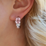 The Harmony Blush Hoop Earrings