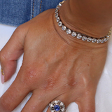 Round Brilliant Tube Bracelet (7.8 TCW)