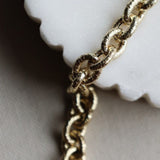 Textured Link and Multi Strand Toggle Chain