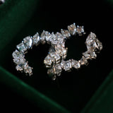 Multi Shape Swirl Earrings (4 TCW)