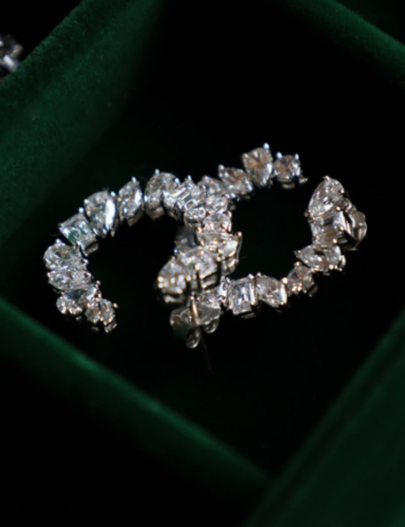 Multi Shape Swirl Earrings (4 TCW)