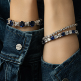 Round Brilliant Tube Bracelet (7.8 TCW)