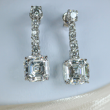 5 ROUNDS WITH 2.5CT ASSCHER DROP - LC638SQ/CZ