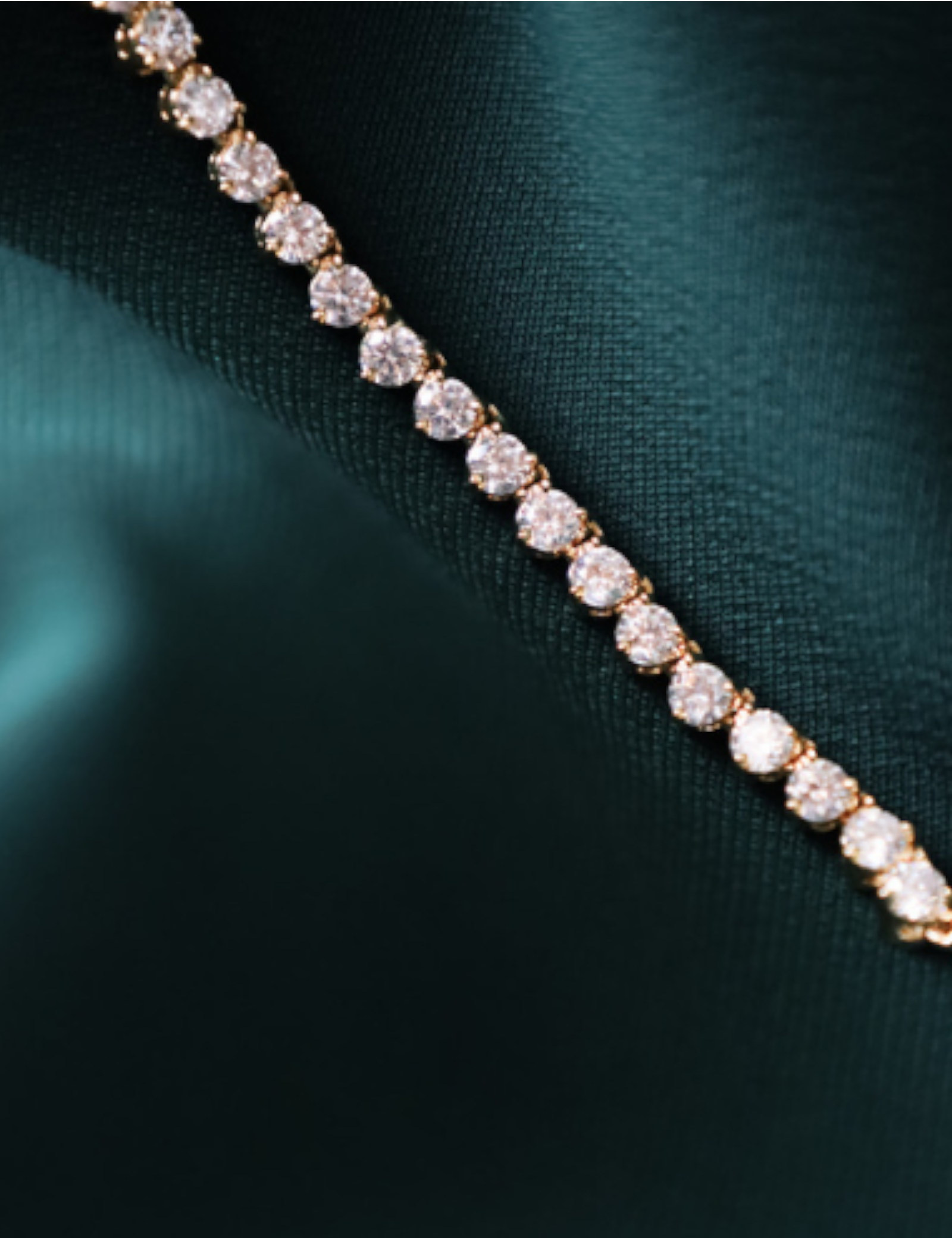 Round Tennis Necklace (2.5mm)