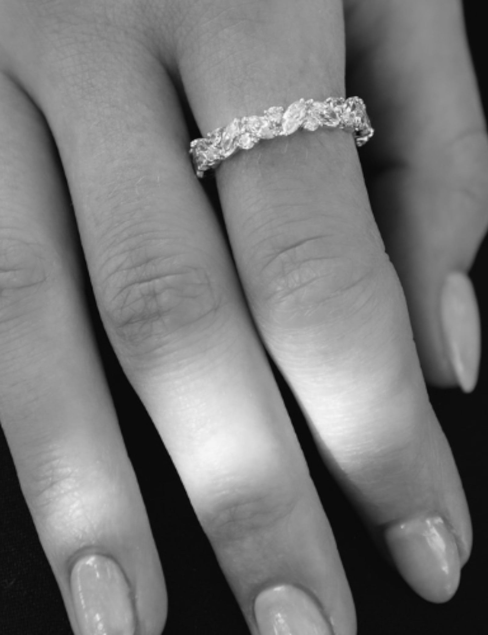 Marquise and Round Fashion Eternity Band(2.5 TCW)