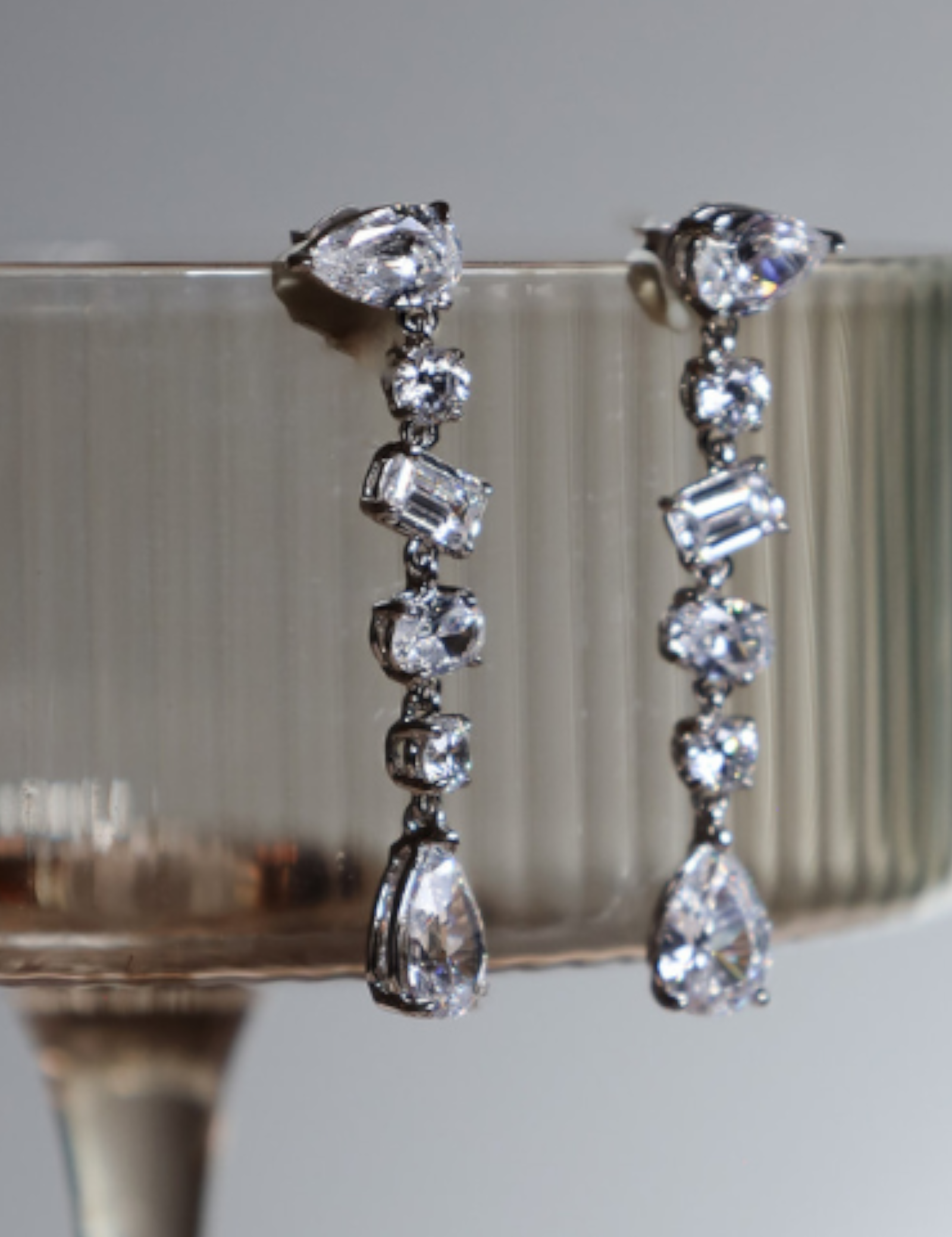 Multi Shape Drop Earrings (6 TCW)