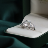 Grand Radiance Three Stone Ring(7.5 TCW)
