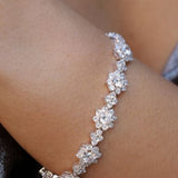 Connecting Flower Bracelet (15 TCW)