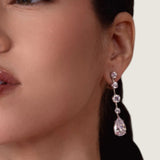 MULTI SHAPE DROP EARRING - EF1382/CZ
