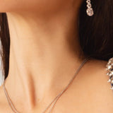 Graduated Round Earring with Oval Drop (6TCW)