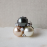 MULTI COLOR PEARL EAR - EF285/PRL/CZ