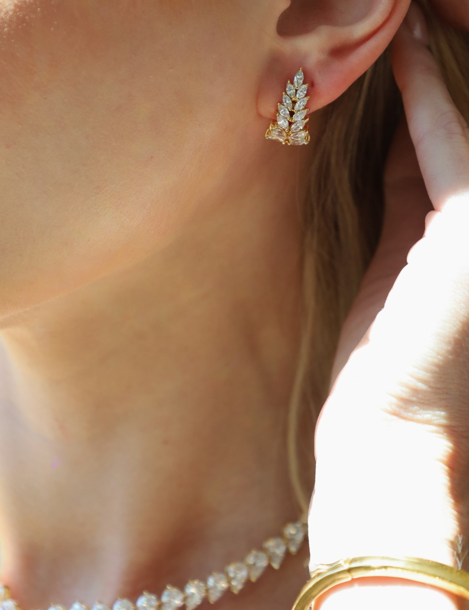 Flawless Fern Cluster Earrings