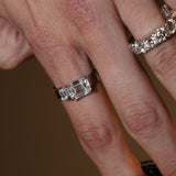 The Duet Ring  | Modern Diamond