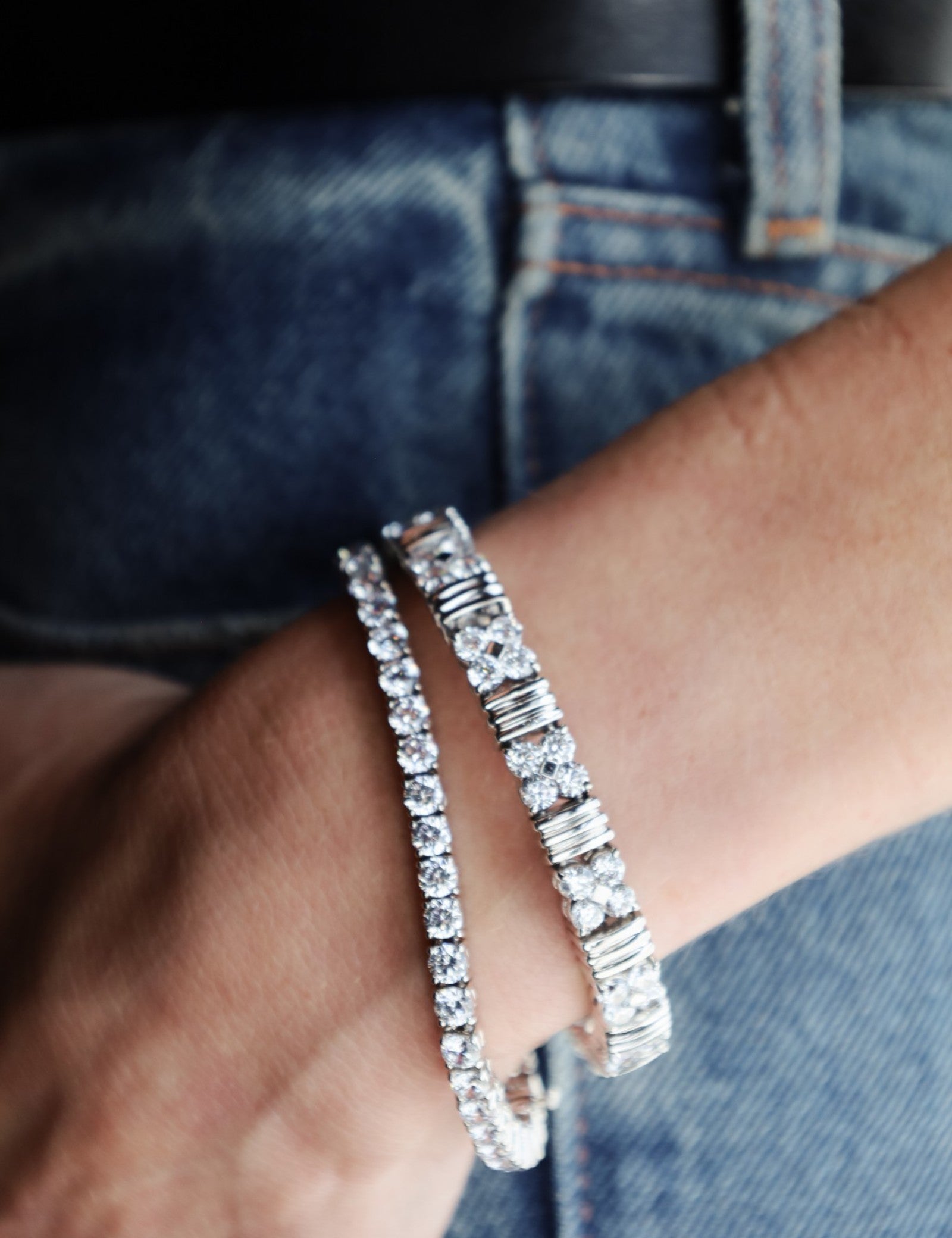 Rosette Link Bracelet