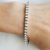 7" Round Tennis Bracelet (10 TCW)