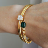 Signature Emerald Bangle