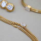The Monaco Emerald Cuban Necklace