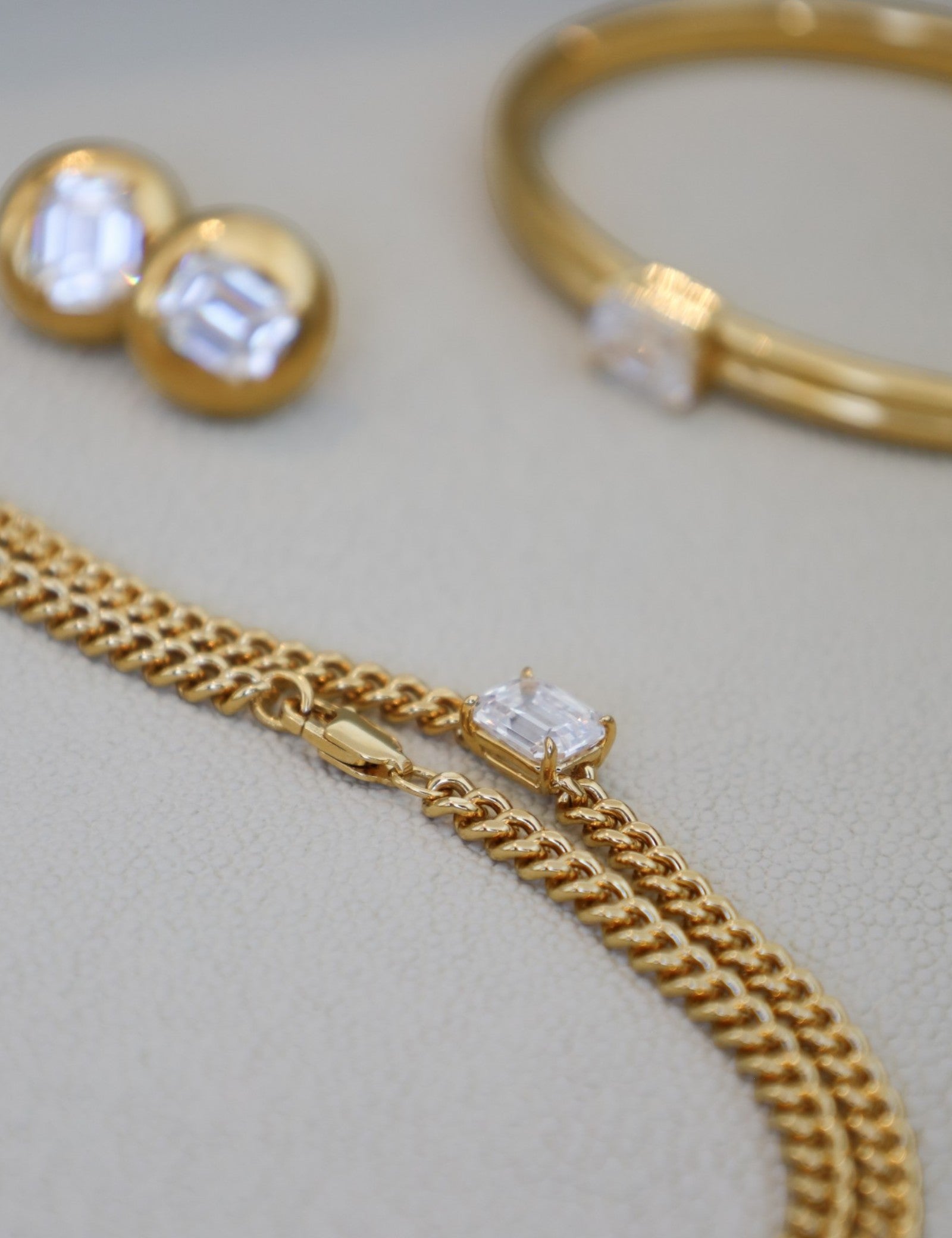 The Monaco Emerald Cuban Necklace