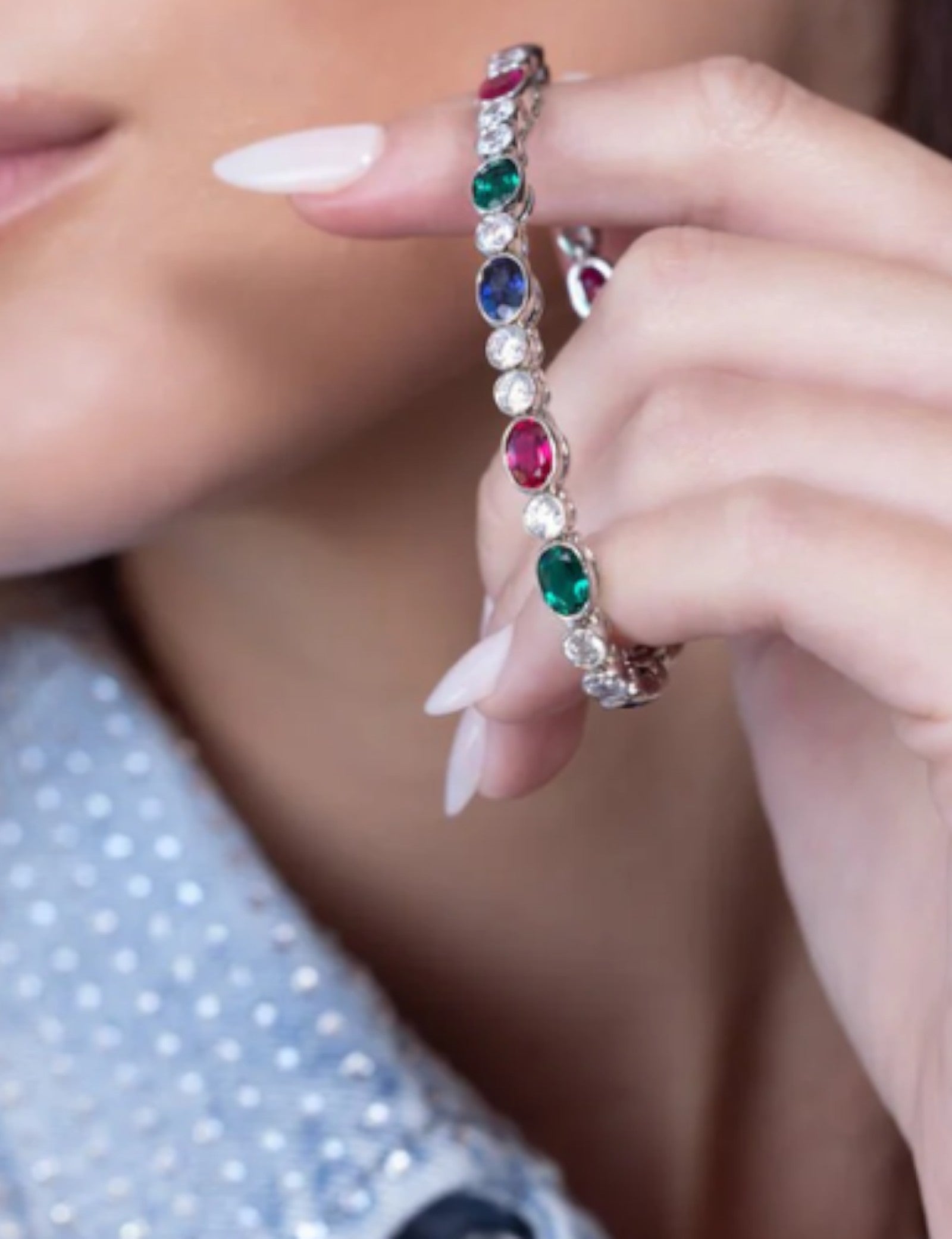 Mixed Gemstone Statement Bracelet (16.5 TCW)