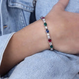 Mixed Gemstone Statement Bracelet (16.5 TCW)