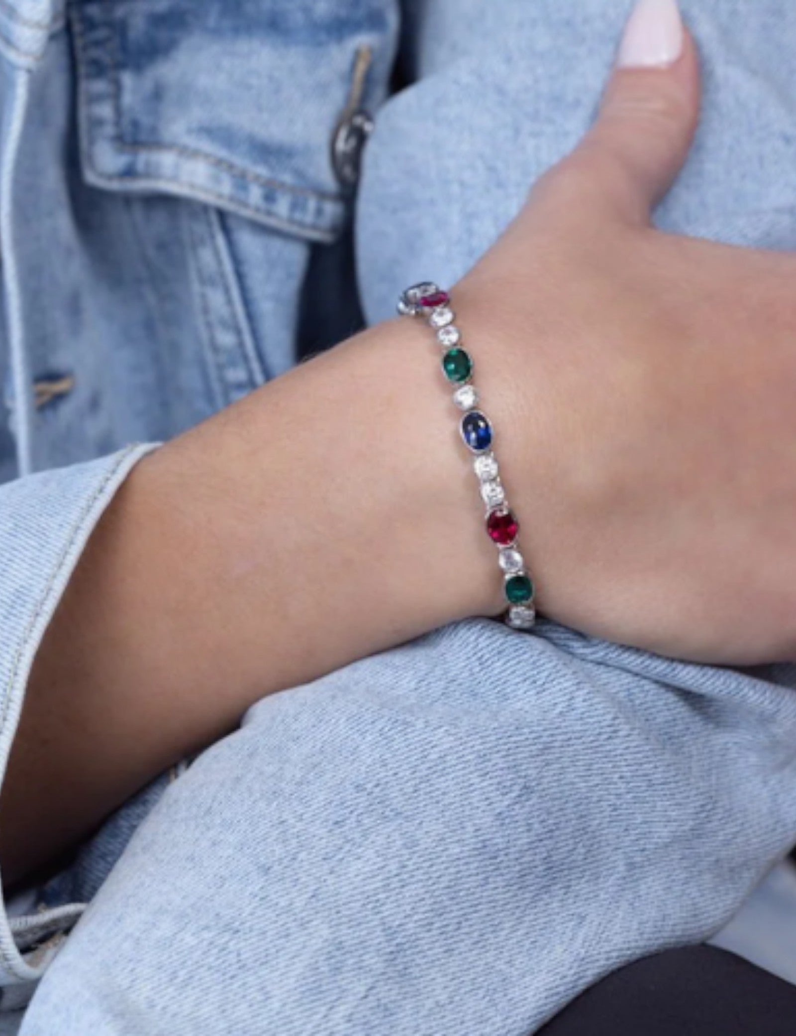 Mixed Gemstone Statement Bracelet (16.5 TCW)
