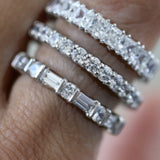 Eternity Band with 27 Round Cut Stones of 1.35 TCW. F18-CZ-14K