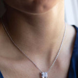 Princess Cut Pendant (5 TCW)