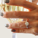 2.5 TCW Solitaire Ring in 6 Prong Basket