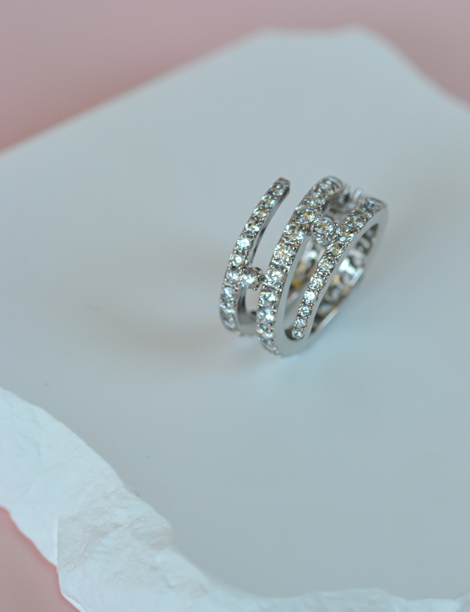Swirl Eternity Ring(4.1TCW)