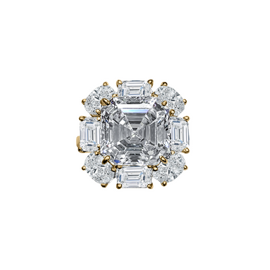 Cushion-Cut Center Cocktail Ring (12 TCW)