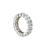 Emerald Cut 6TDW Eternity Band