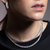 Graduated Round Stone Prong Necklace