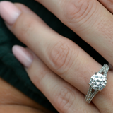 Round Split Shank Ring (1.75 TCW)