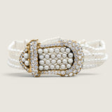 BRACELET 4 STRND 3MM PLS - BF395/PL/CZ