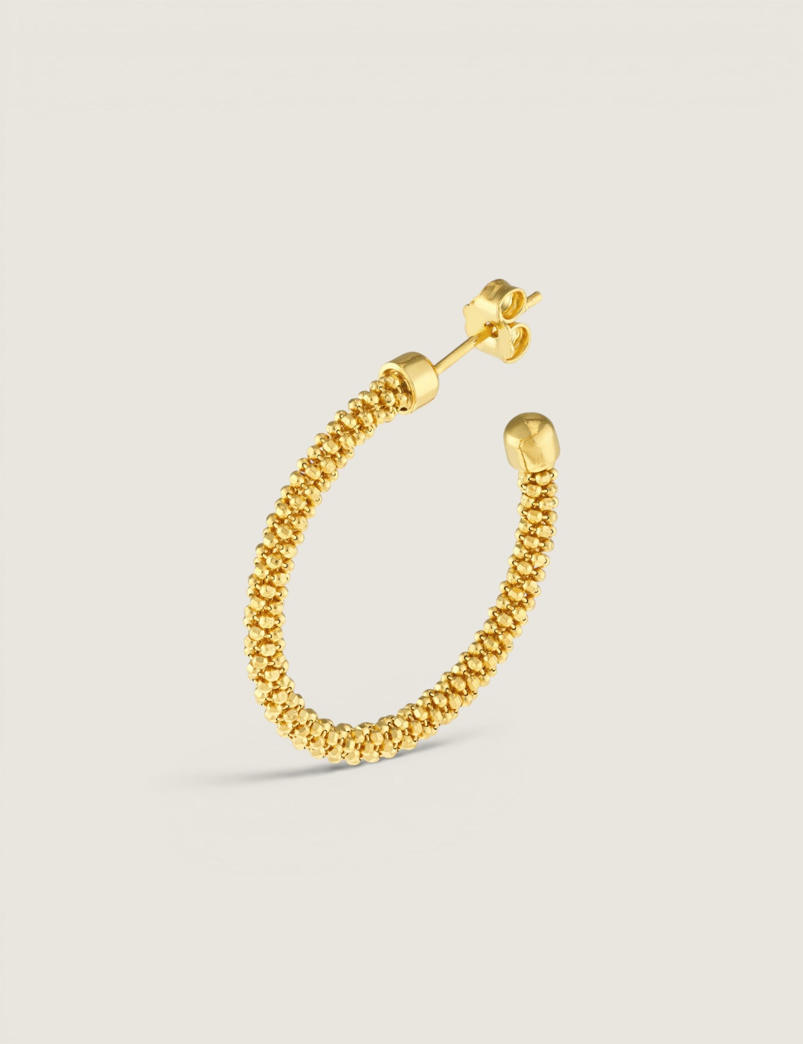 Beaded Hoop Earrings