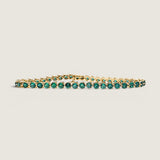 Ruby 3 Prong Tennis Bracelet (5.85 TCW)