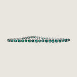 Emerald 3 Prong Tennis Bracelet (5.85 TCW)