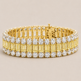 The Canary Riviera Statement Bracelet - Fantasia by DeSerio