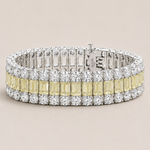 The Canary Riviera Statement Bracelet - Fantasia by DeSerio
