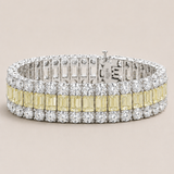 The Canary Riviera Statement Bracelet - Fantasia by DeSerio