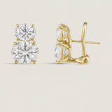 Double Oval Stud (7 TCW)