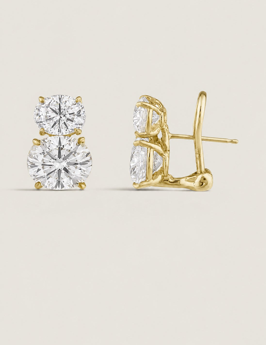Double Oval Stud (7 TCW)