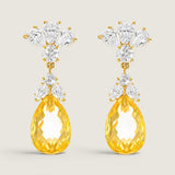Canary Briolette Drop Earrings (25 TCW)