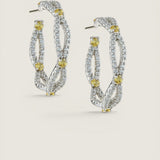 HOOP EARRING - EF1260-CAN/CZ
